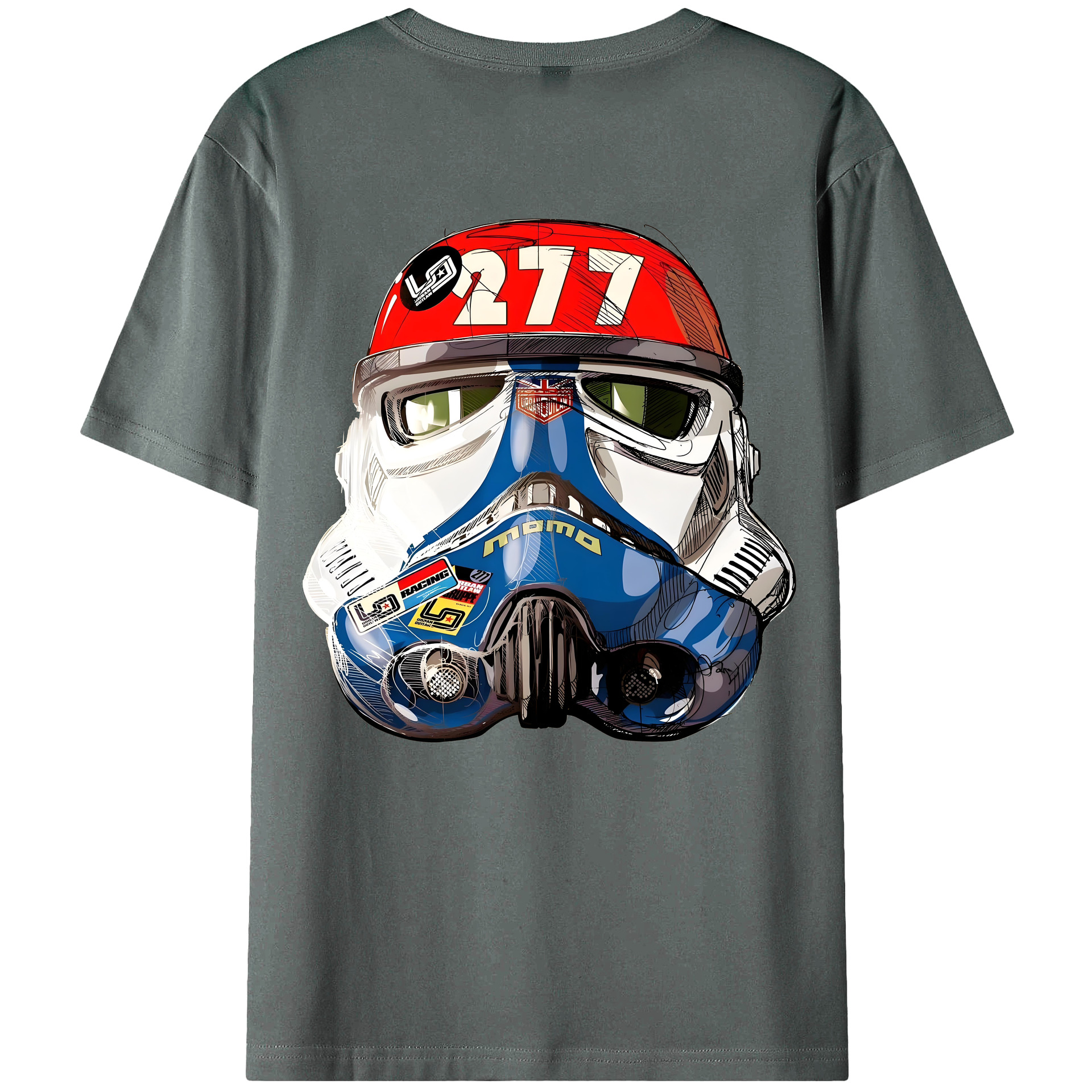 （画像用） スター・ウォーズ Star Wars 綿100％ メンズ半袖Tシャツ（バックプリント） 通気性